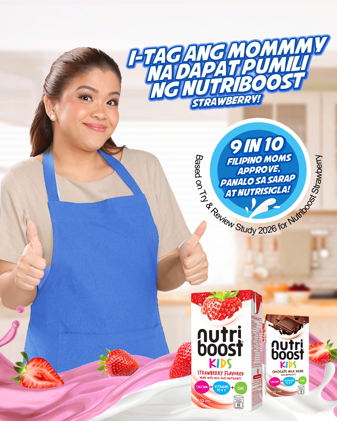 Nutriboost Philippines Facebook ad: Gawin nating 10 out of 10 ang moms…