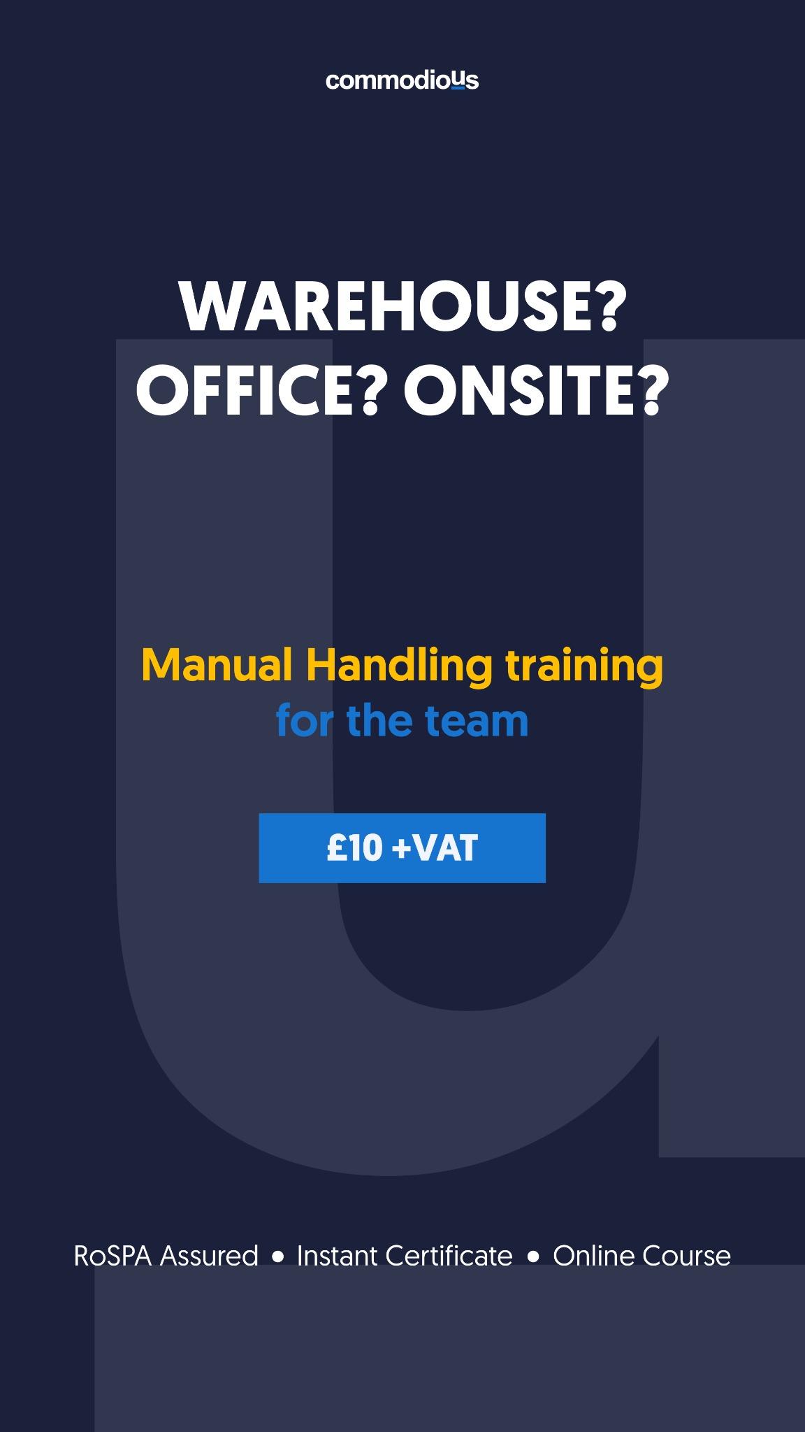 Commodious Training Facebook ad