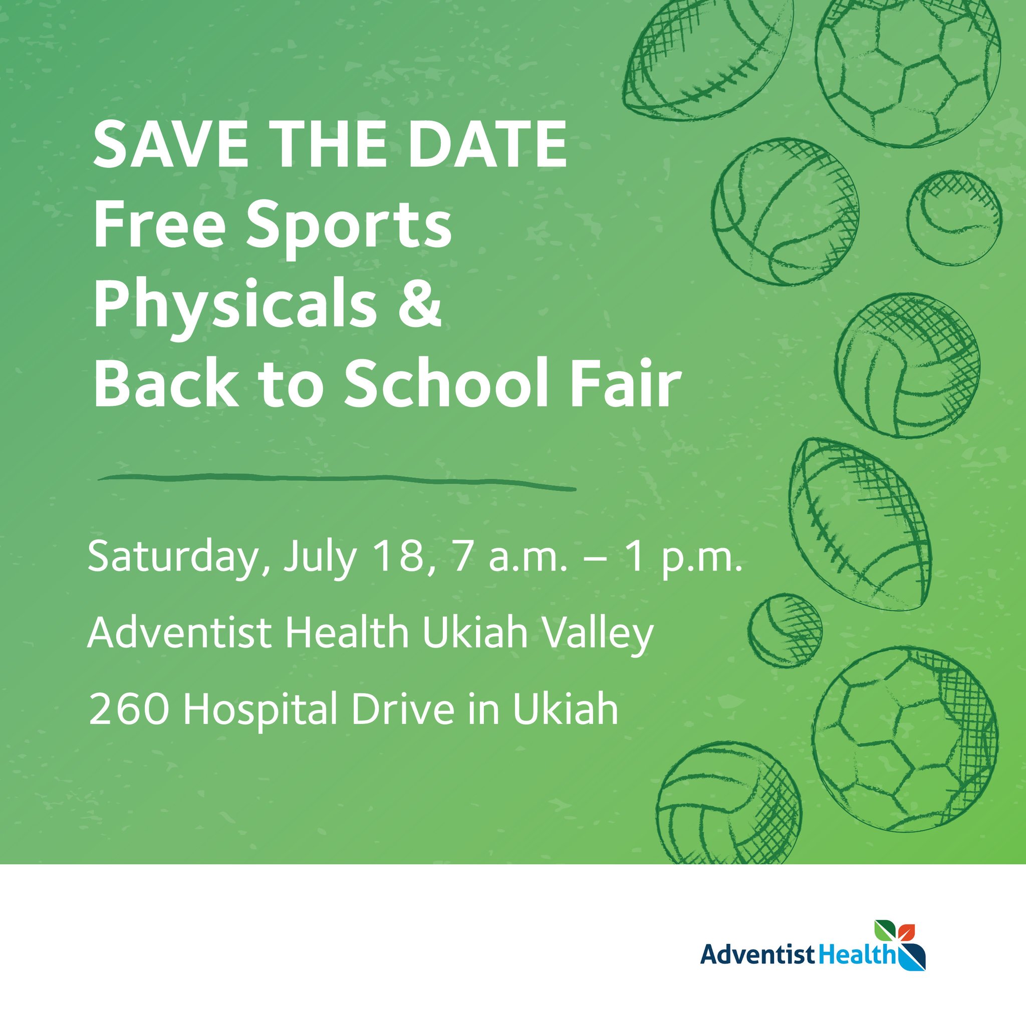Adventist Health Ukiah Valley Facebook ad