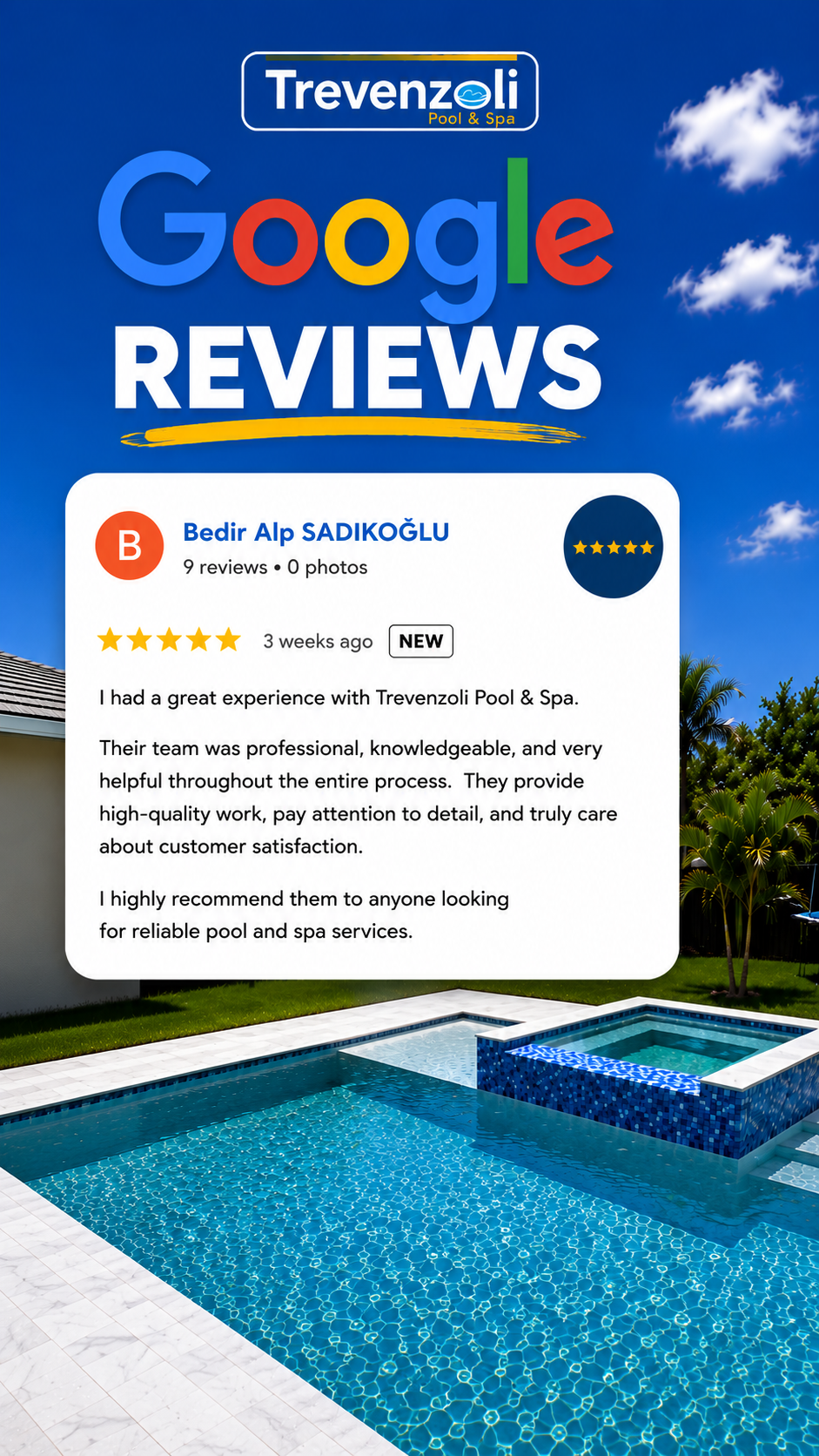 Trevenzoli Pool Services Facebook ad