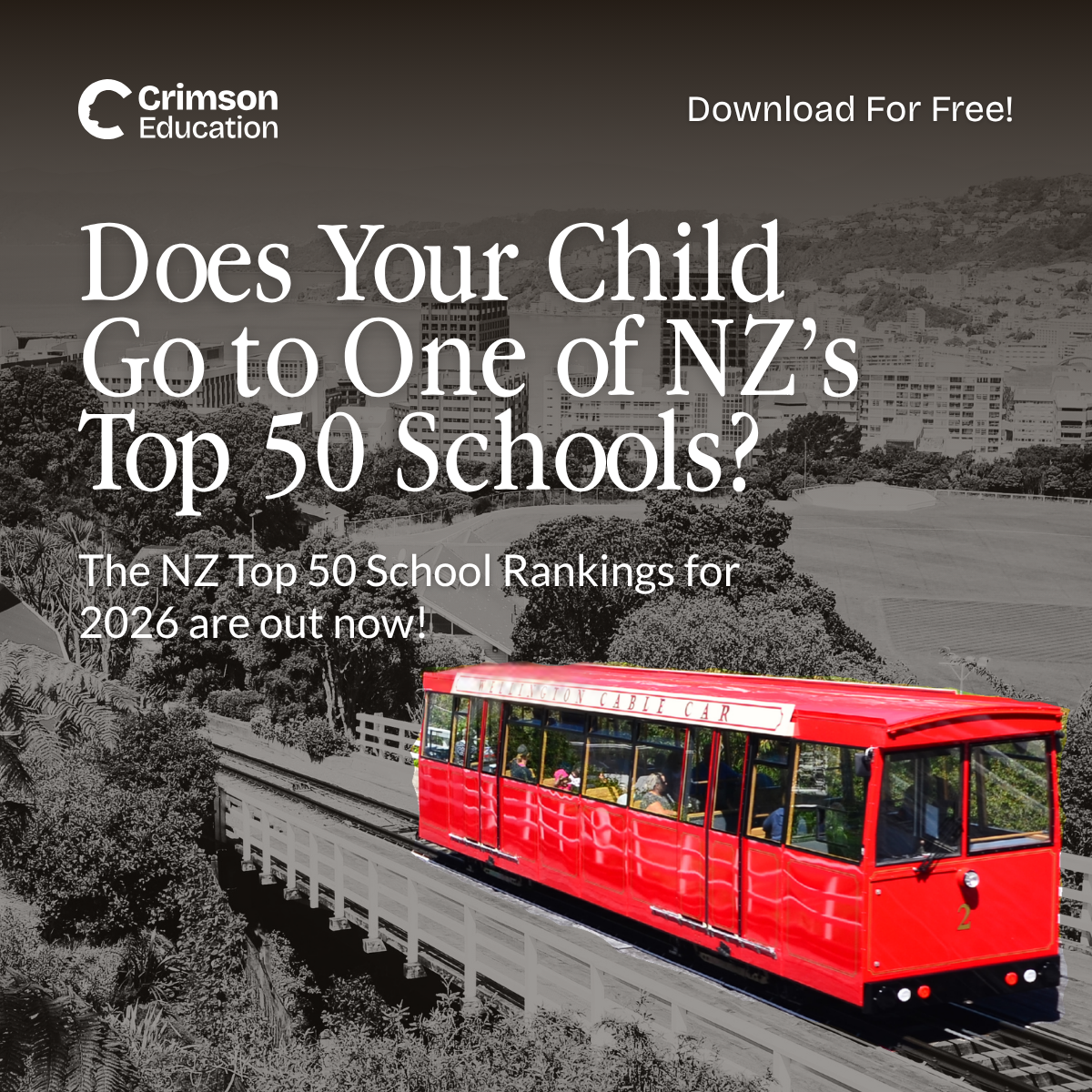 Crimson Education Facebook ad