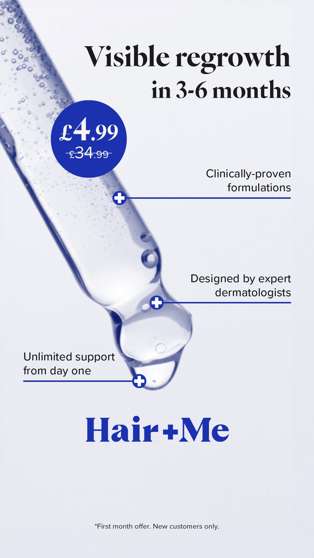 Hair + Me Facebook ad