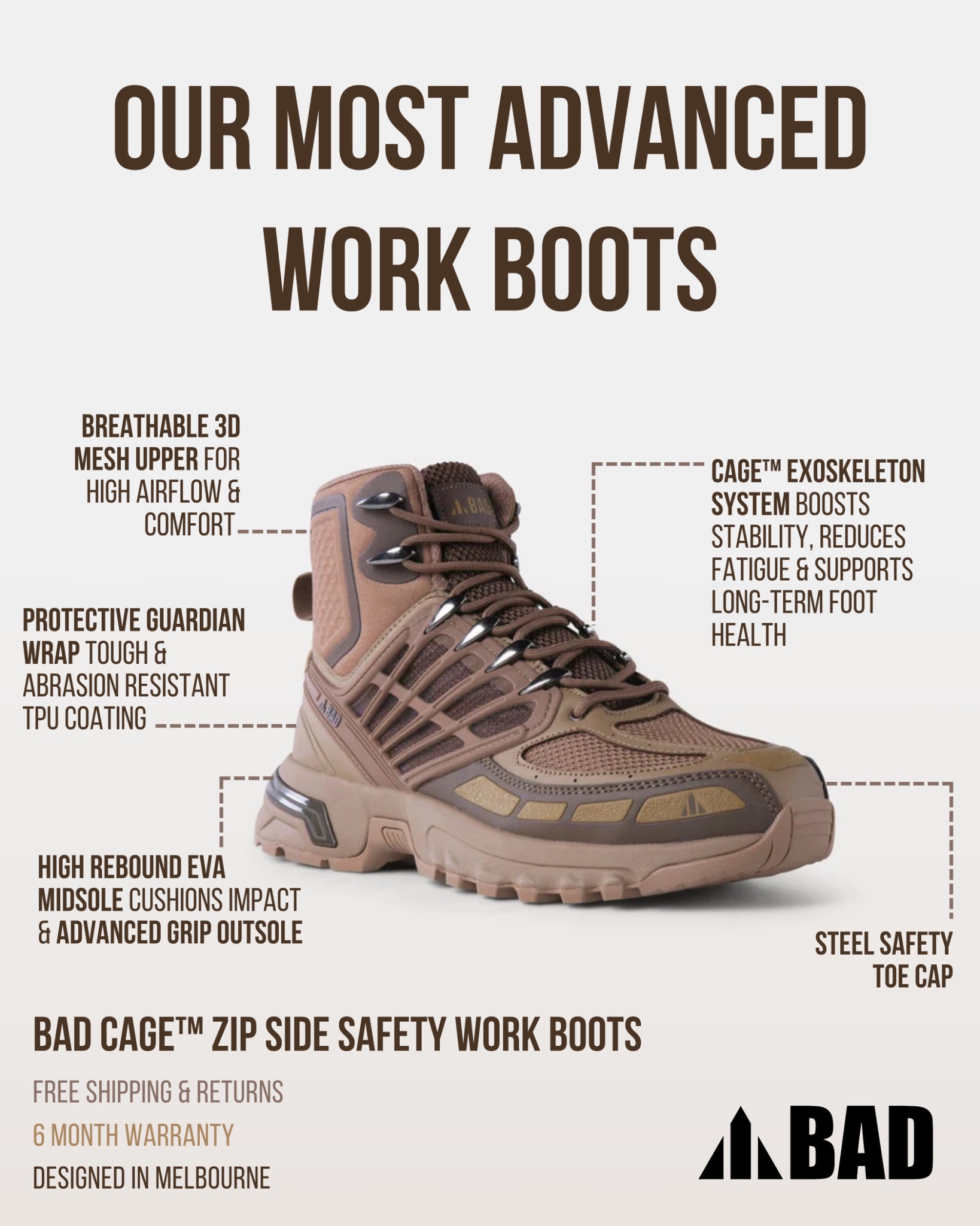 BAD Workwear Facebook ad