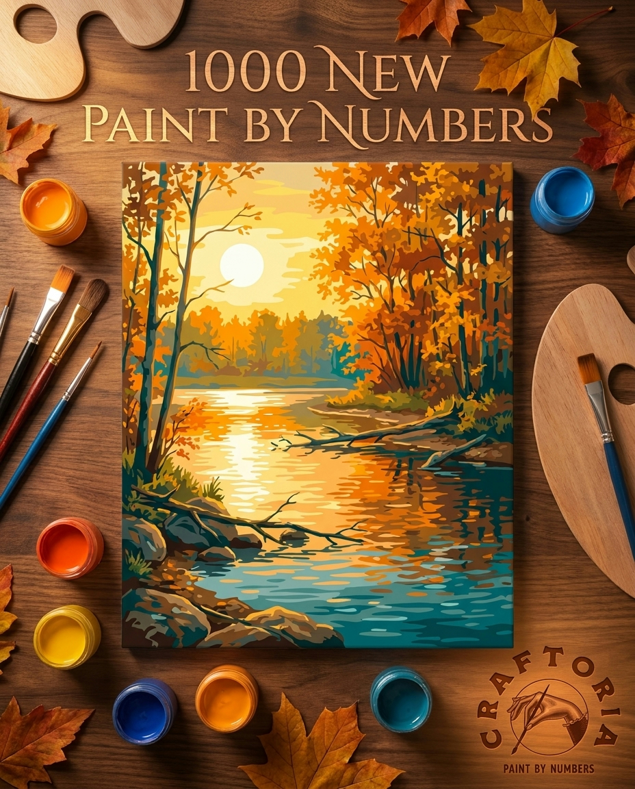 Craftoria Facebook ad: Trending Now Paint by Numbers