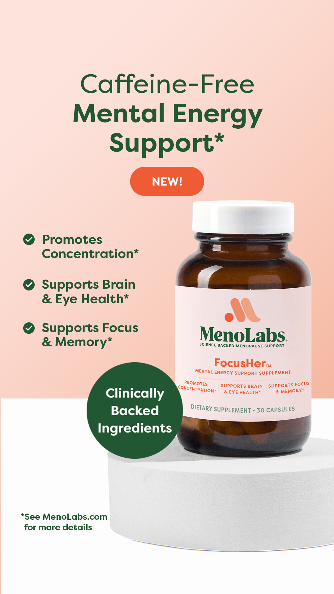 MenoLabs Facebook ad