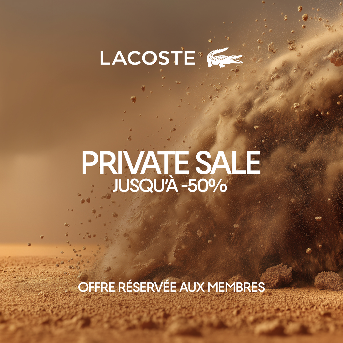 Lacoste Facebook ad
