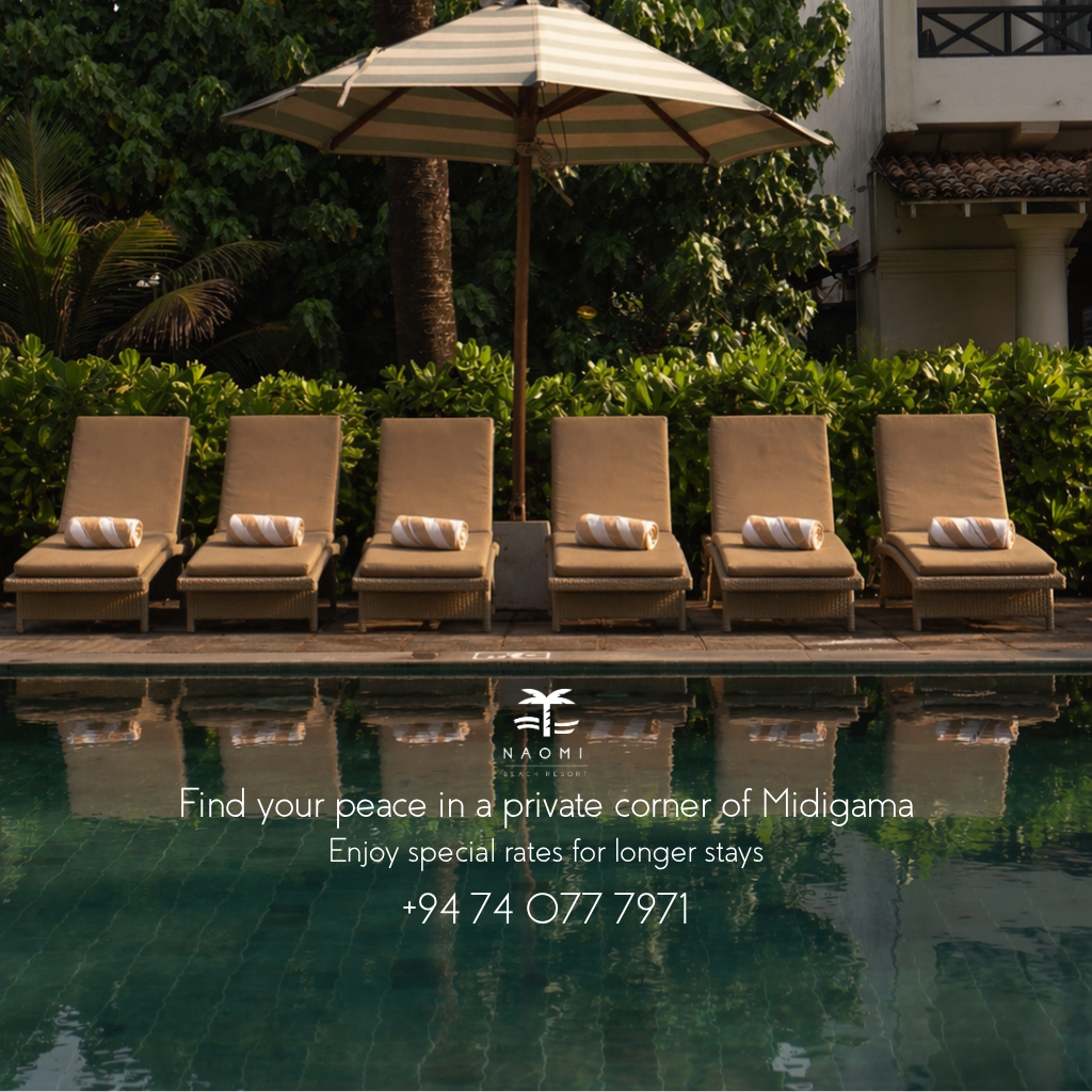 Naomi Beach Resort Facebook ad from Apr 30, 2026