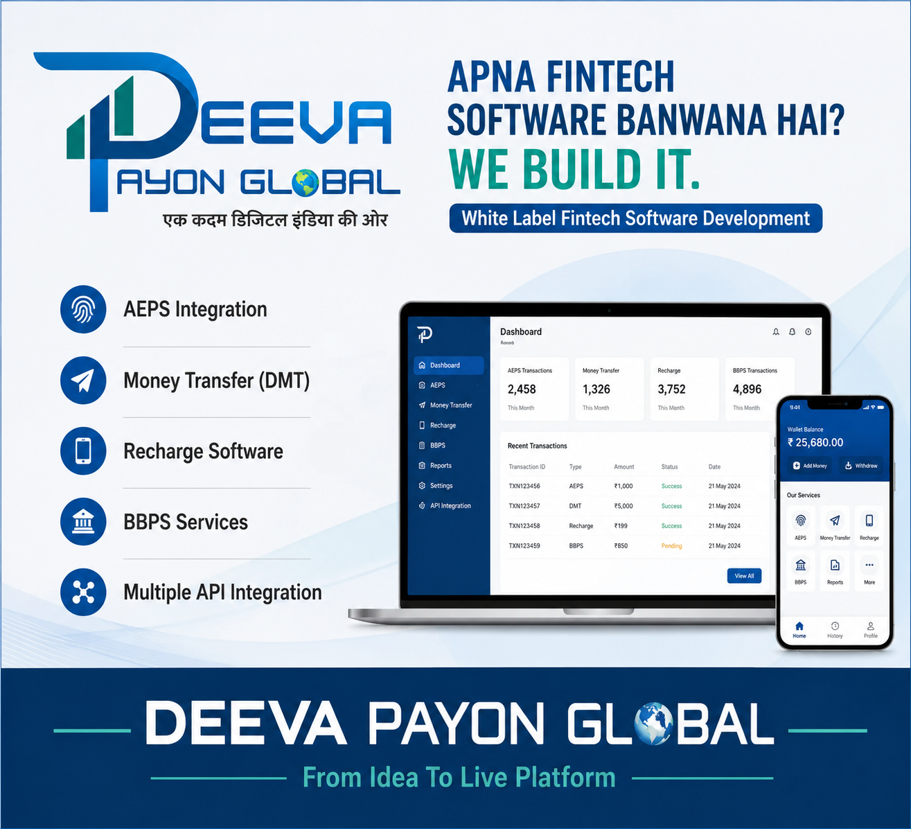 Deeva PayOn Global Facebook ad: Turn Your Shop Into a Profitable Fintech Service Center