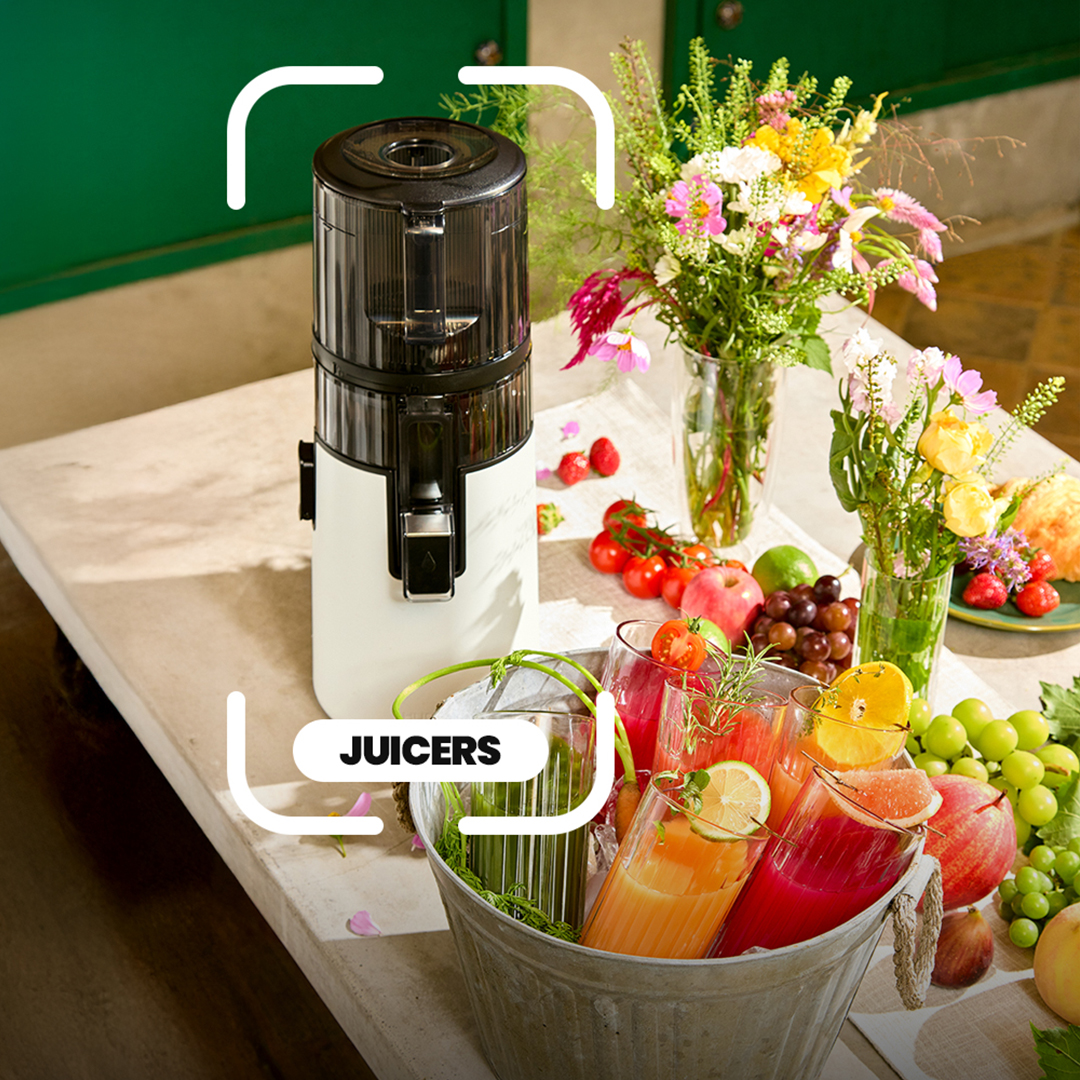 Juicers.co.uk Facebook ad: Top notch juicers, stand mixers, blenders, toasters…