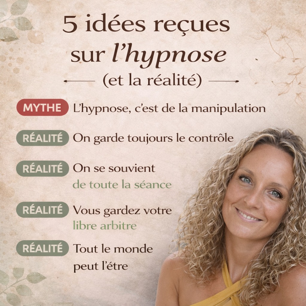 Aura NC Facebook ad: 5 idées reçues sur l’hypnose