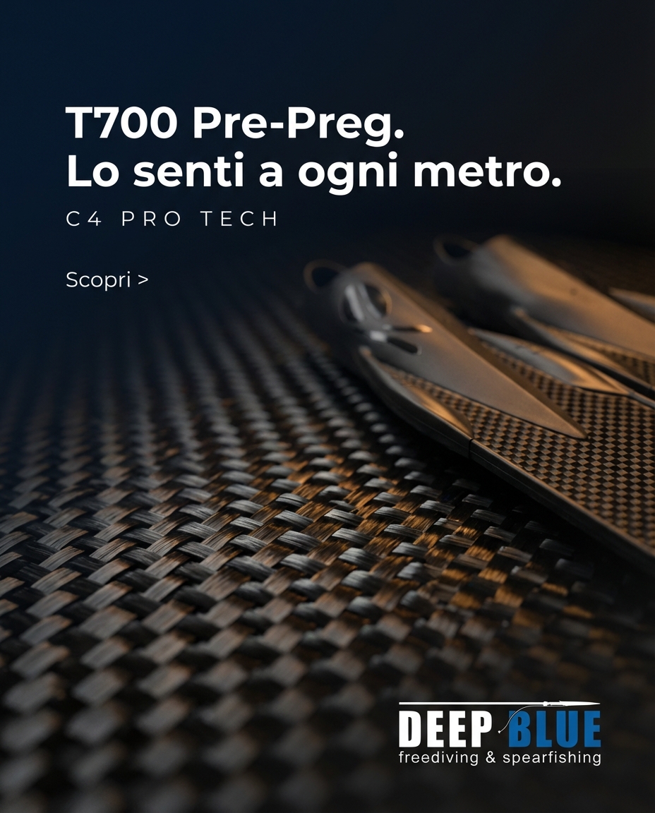 Deep Blue - Freediving & Spearfishing Shop Facebook ad: Le PROtech sono pinne da apnea ad alte…