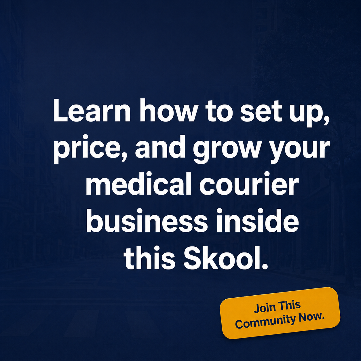 Skool Facebook ad