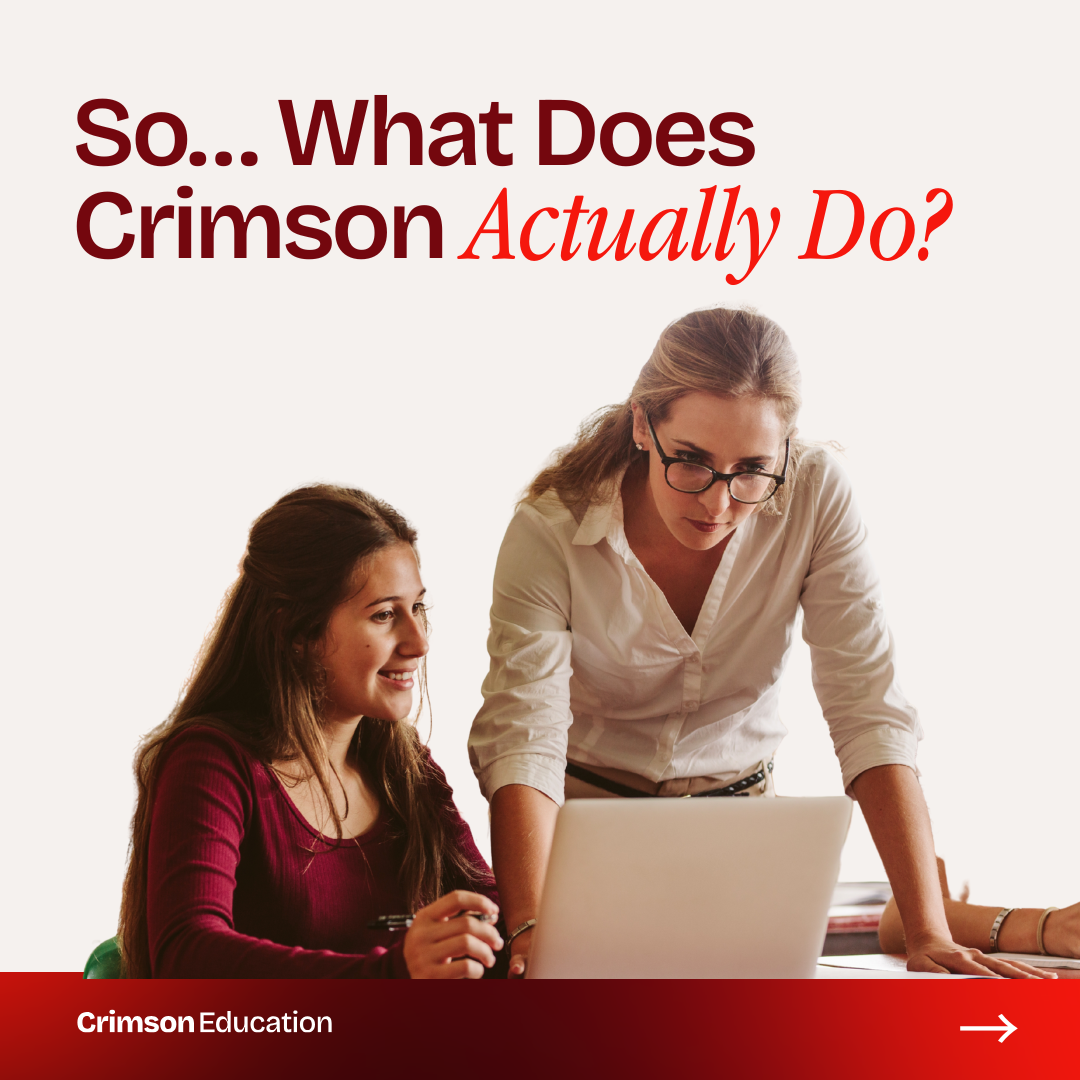 Crimson Education Facebook ad