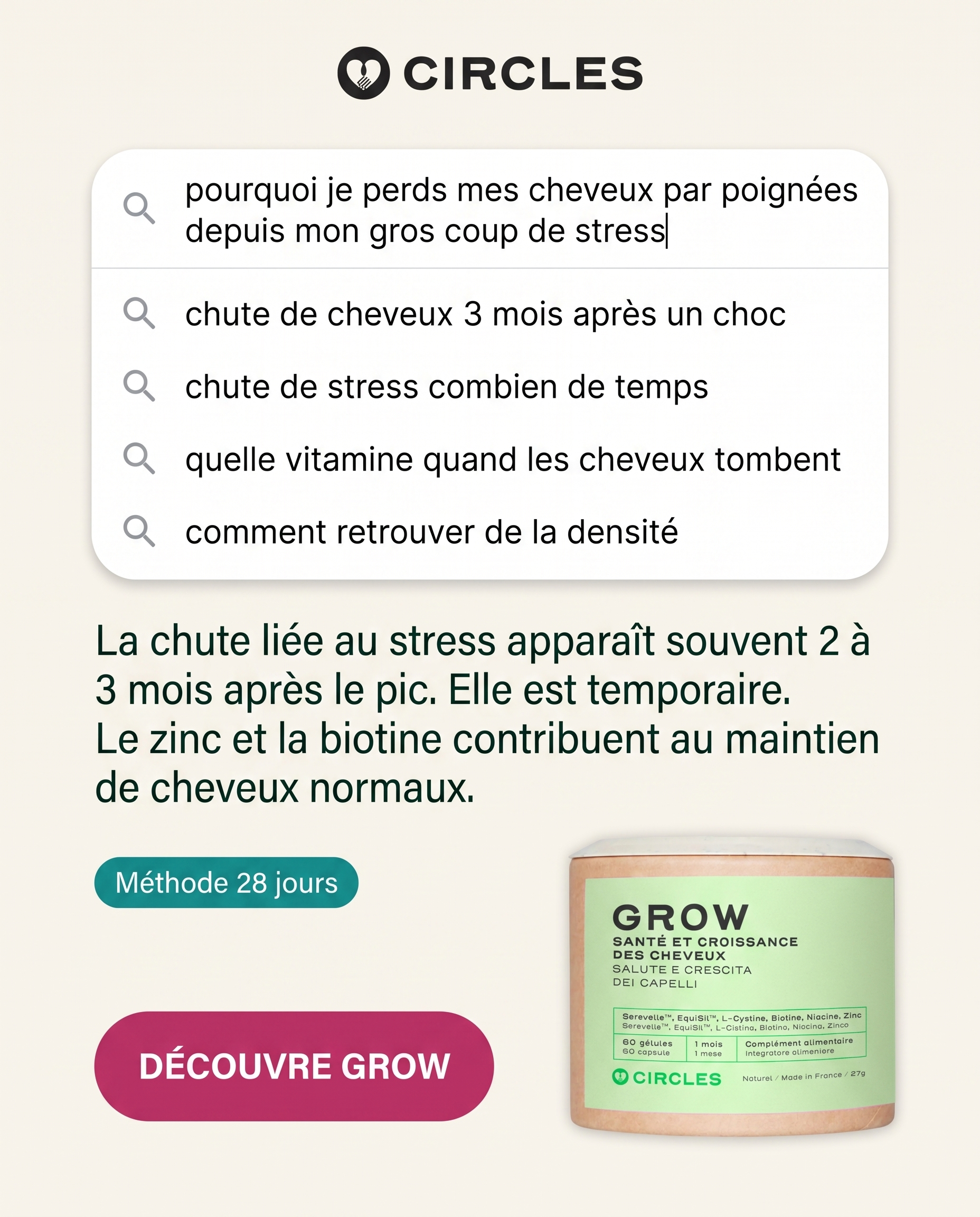 Circles Facebook ad