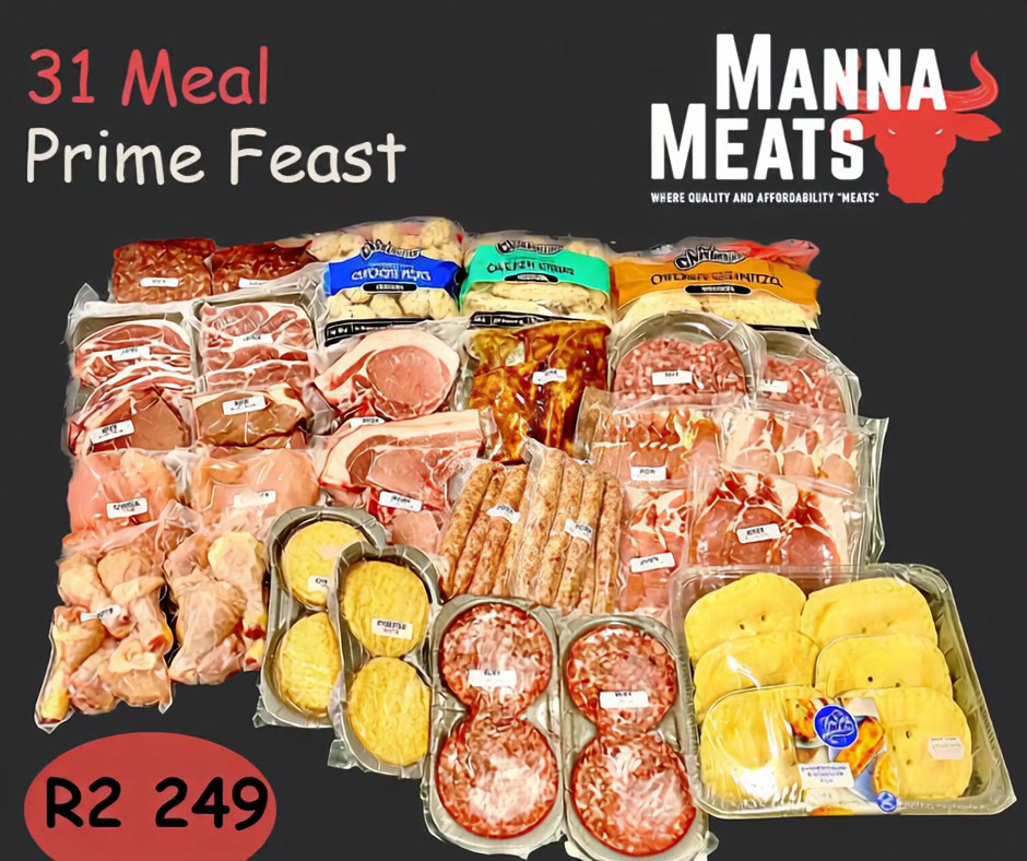 Manna Meats Facebook ad: Fill Your Freezer for Only R2 199
