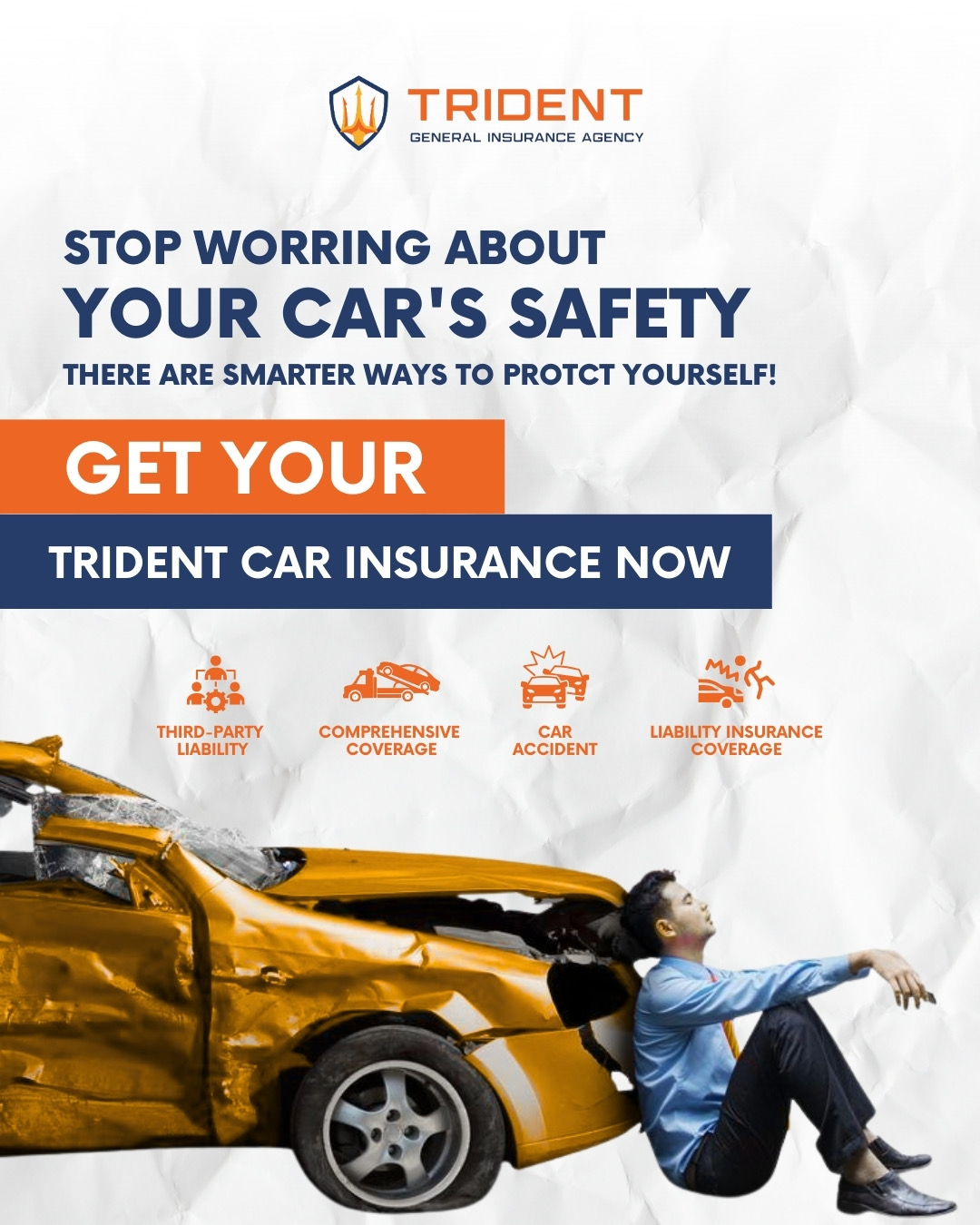 Trident General Insurance Agency Facebook ad from Feb 10, 2026