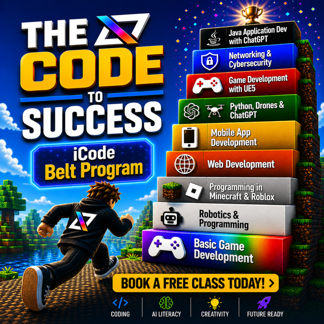 iCode Murphy Wylie Facebook ad: Kids Learn to Make Apps, Games, Webs & More