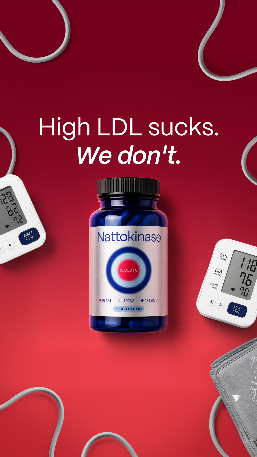 Healthletic Facebook ad