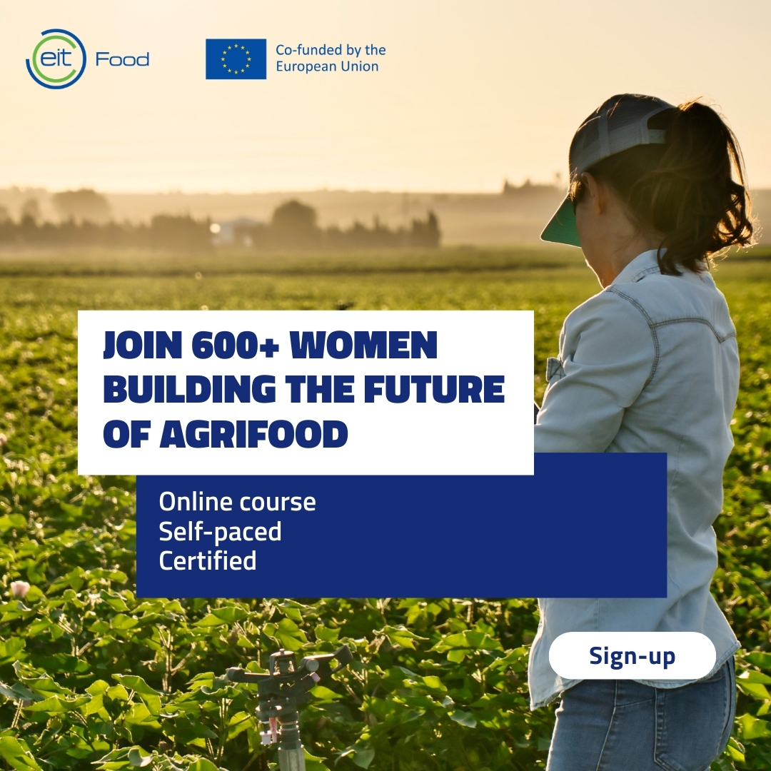 EIT Food Facebook ad: Join 600+ Women in Agrifood