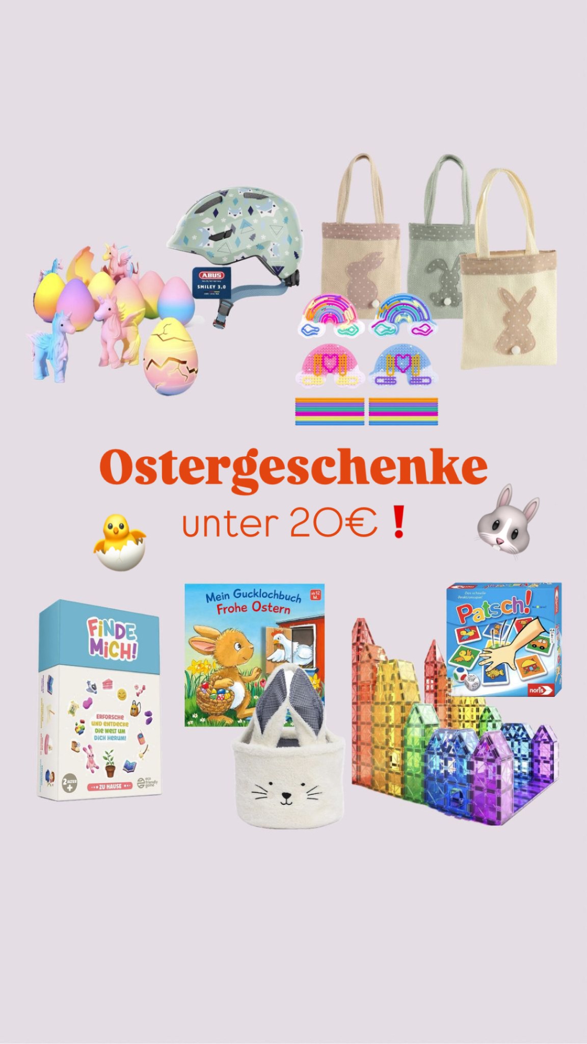 Selinasknopf Facebook ad: Ostergeschenke unter 20€