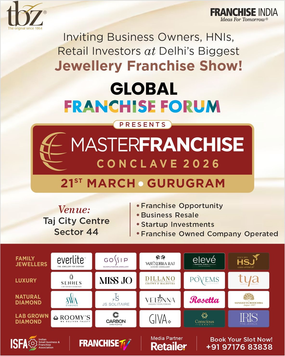 Franchise India Brands Ltd. Facebook ad
