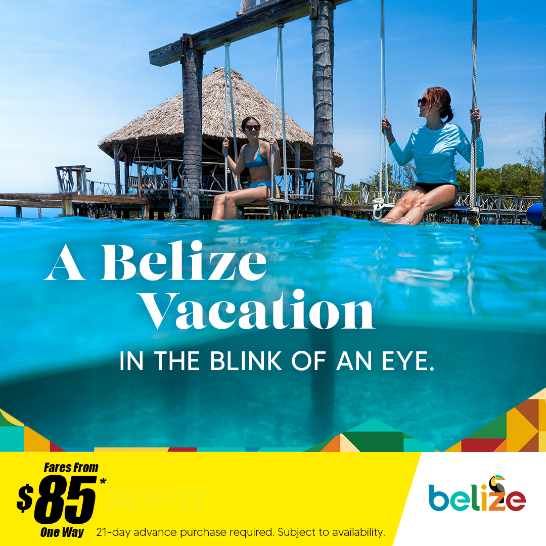 Travel Belize Facebook ad from Dec 19, 2025