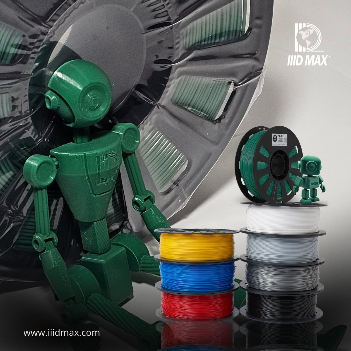 IIID MAX 3D printing filament Facebook ad