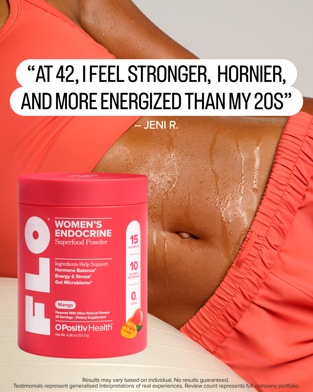 O Positiv Women's Health Facebook ad