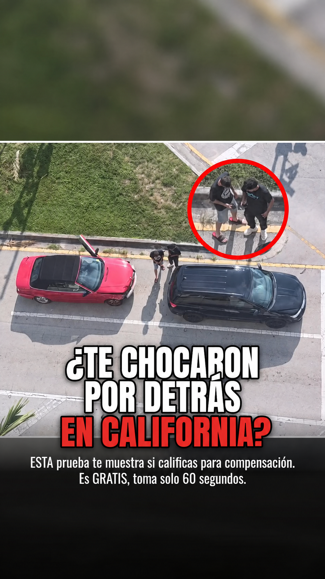 Los Justicieros Facebook ad: ¿Te chocaron por detrás? Averigua si calificas