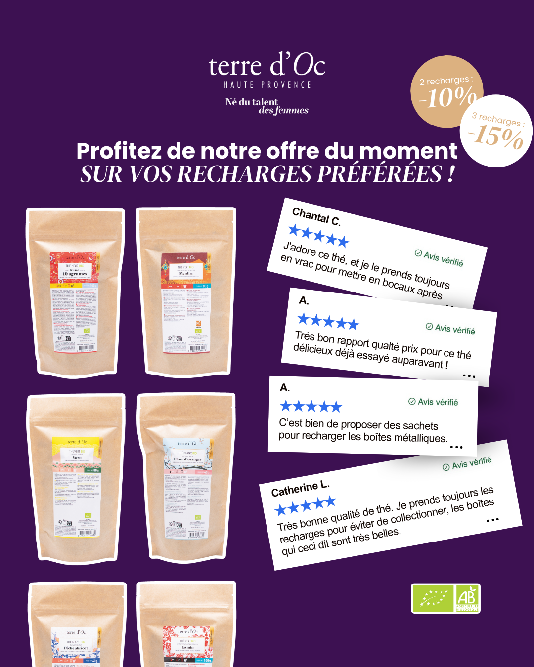 terre d'Oc Facebook ad