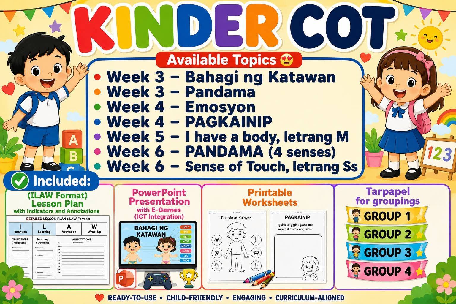 Titser files Facebook ad: 1ST TERM COT FILES ARE NOW AVAILABLE!