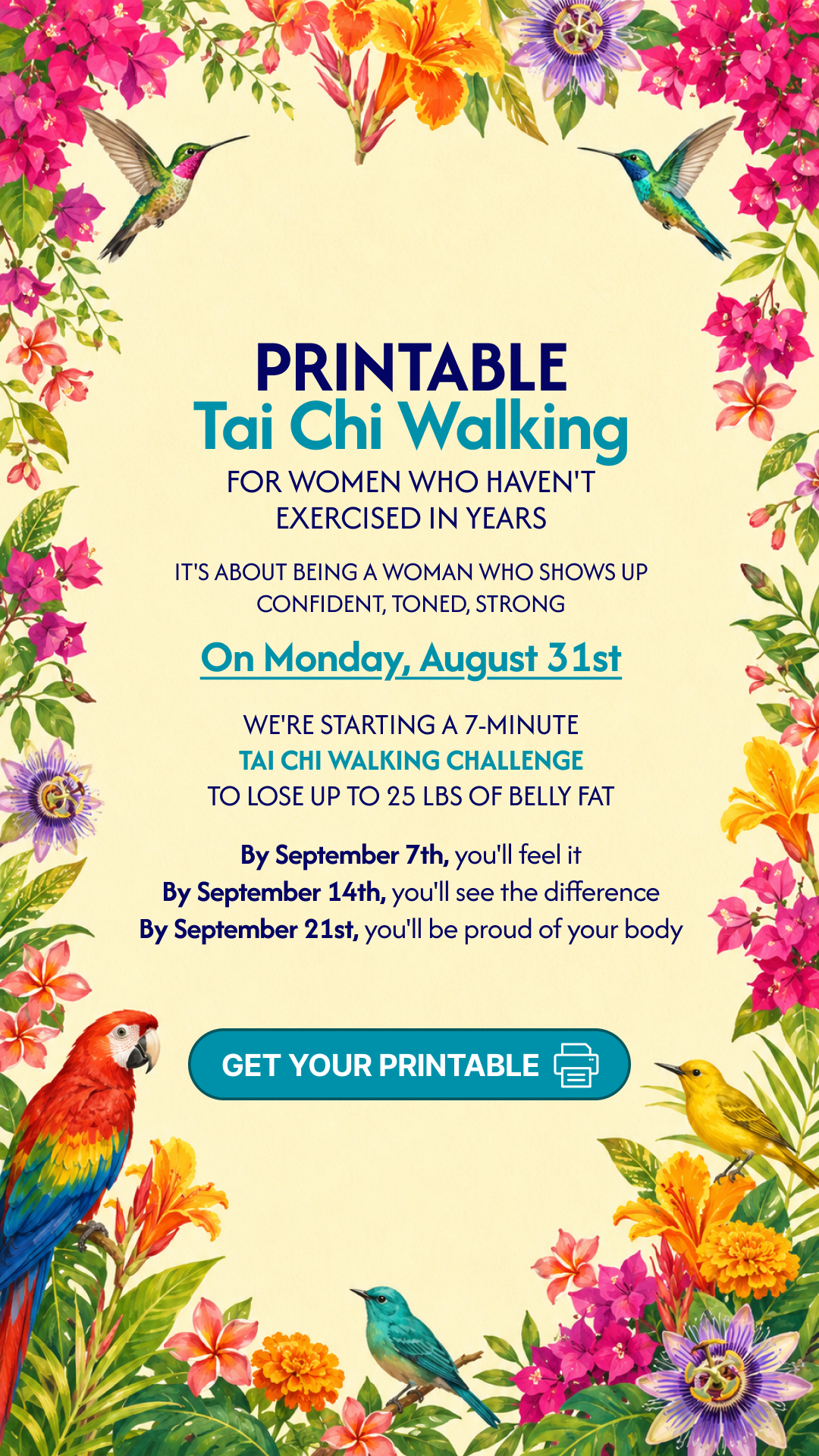 WalkFit Daily Walking Plan Facebook ad