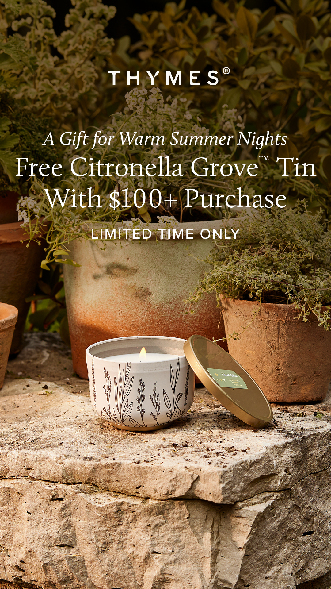 Thymes Facebook ad