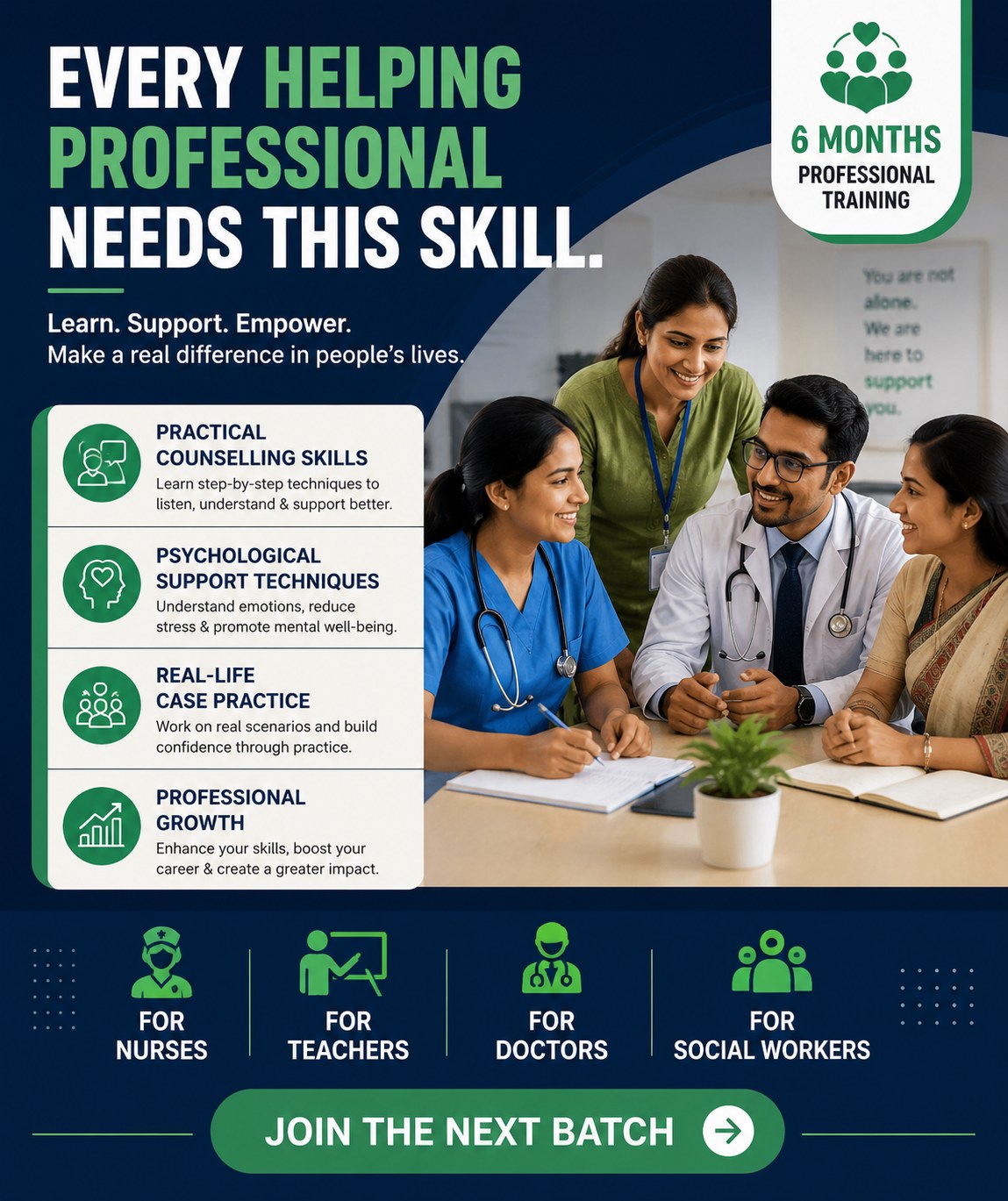 Psycho Social Counselling and Research Center 9 Facebook ad: Every day, people come to you with more…