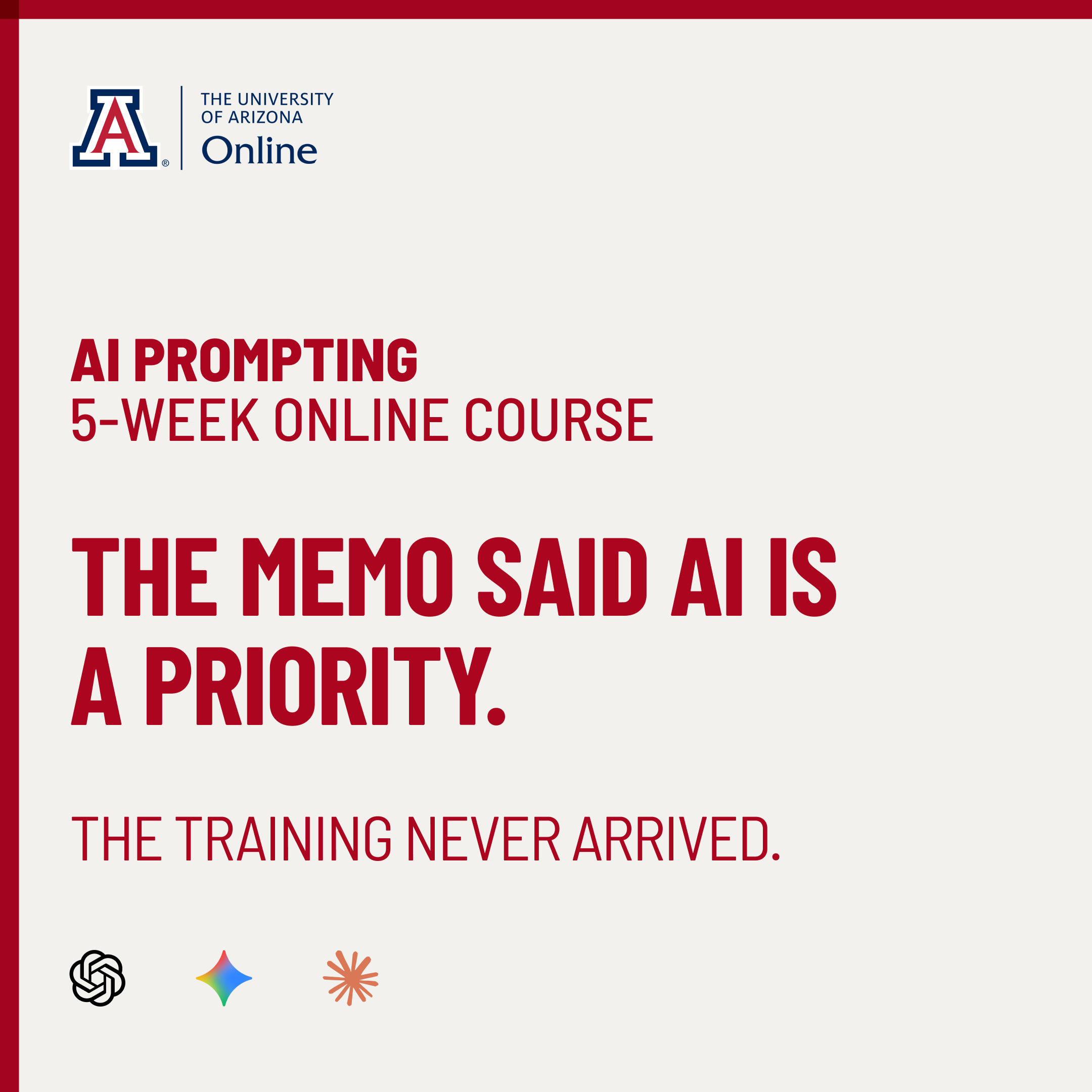 Arizona Online Professional Studies Facebook ad