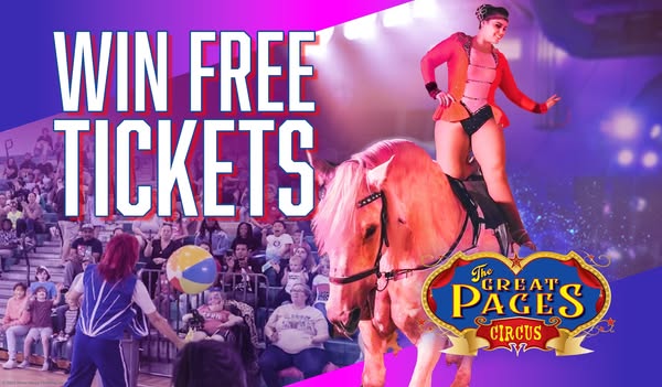 The Great Pages Circus Facebook ad: Brodhead, Ky - It’s time to WIN TICKETS!