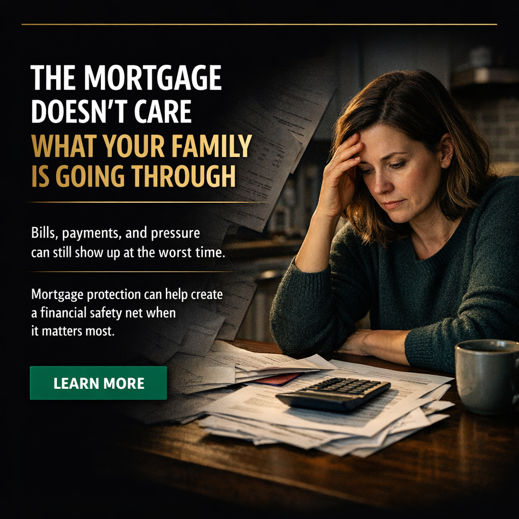 Safe Nest Insurance Facebook ad: Mortgage Protection Made Easy for Homeowners
