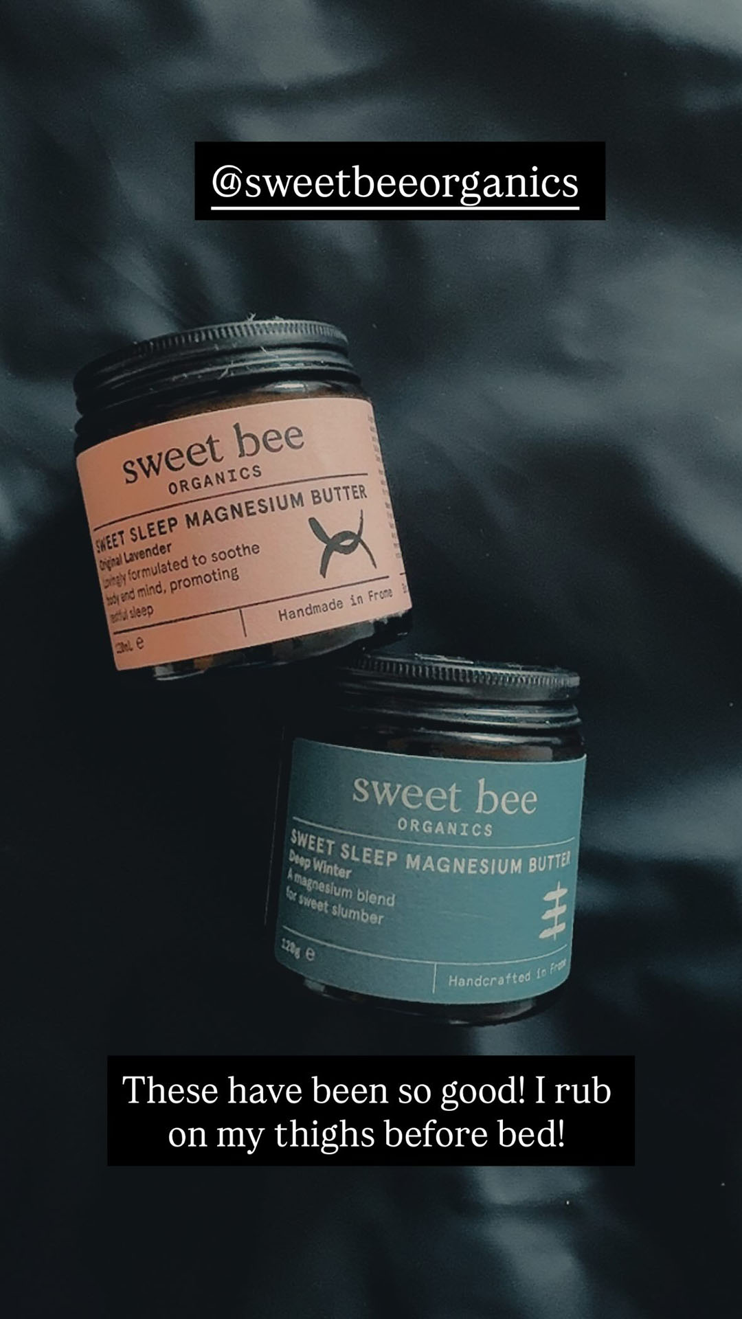 Sweet Bee Organics Facebook ad