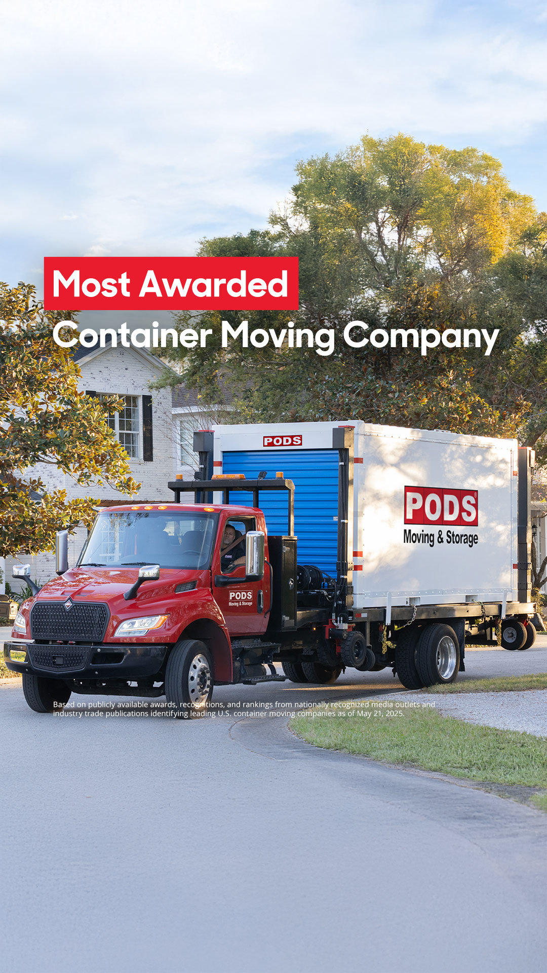 PODS Moving & Storage Facebook ad