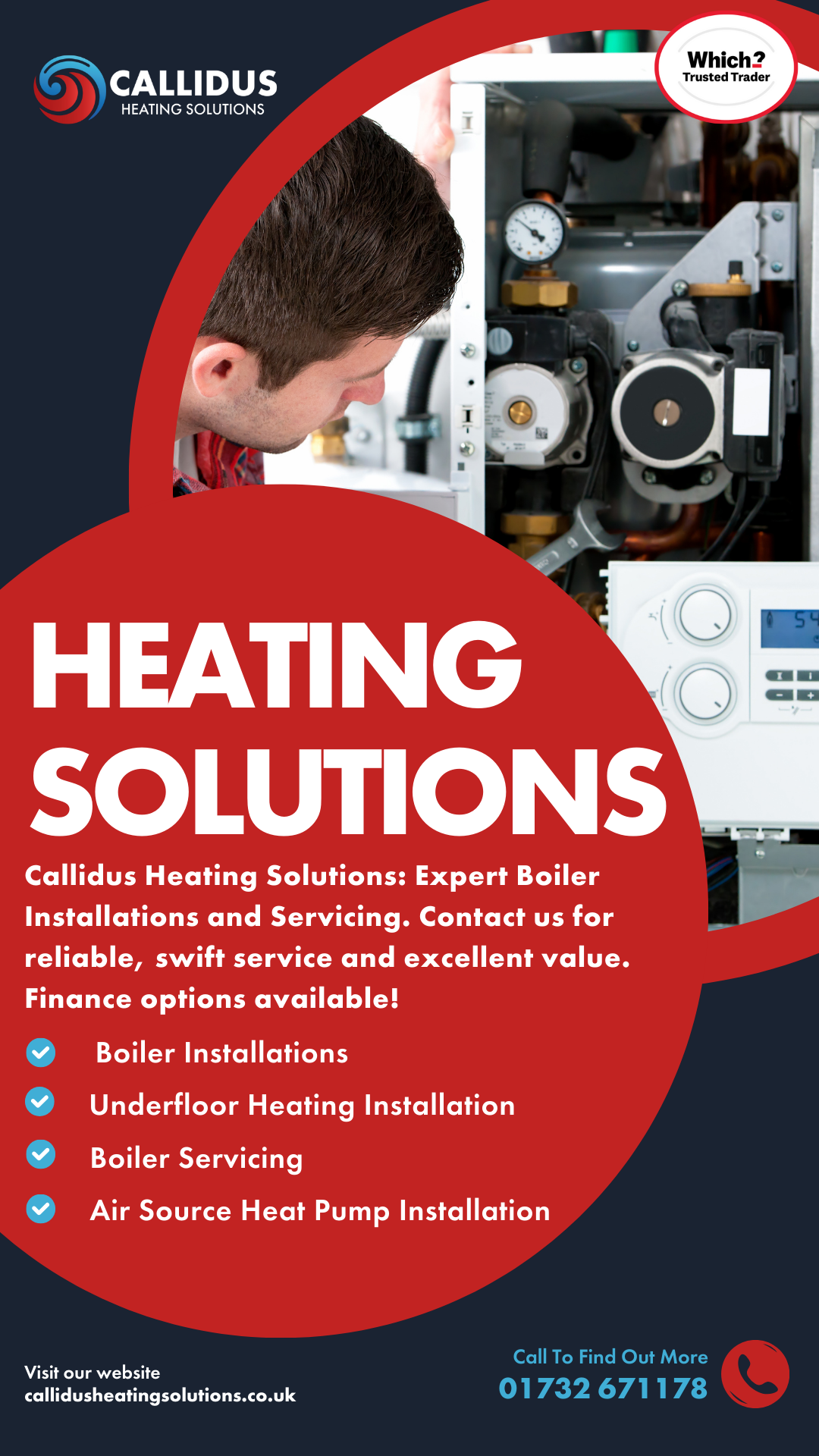 Callidus Heating Solutions Facebook ad from Feb 4, 2026