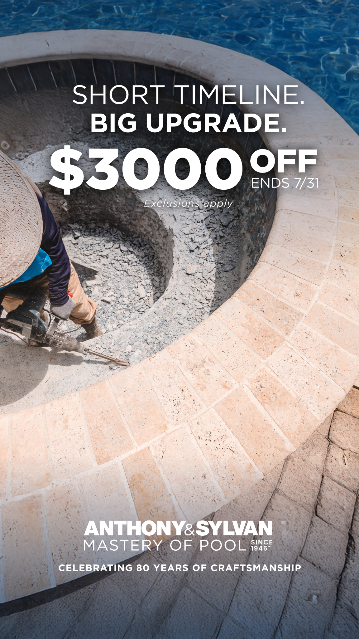 Anthony & Sylvan Pools Facebook ad