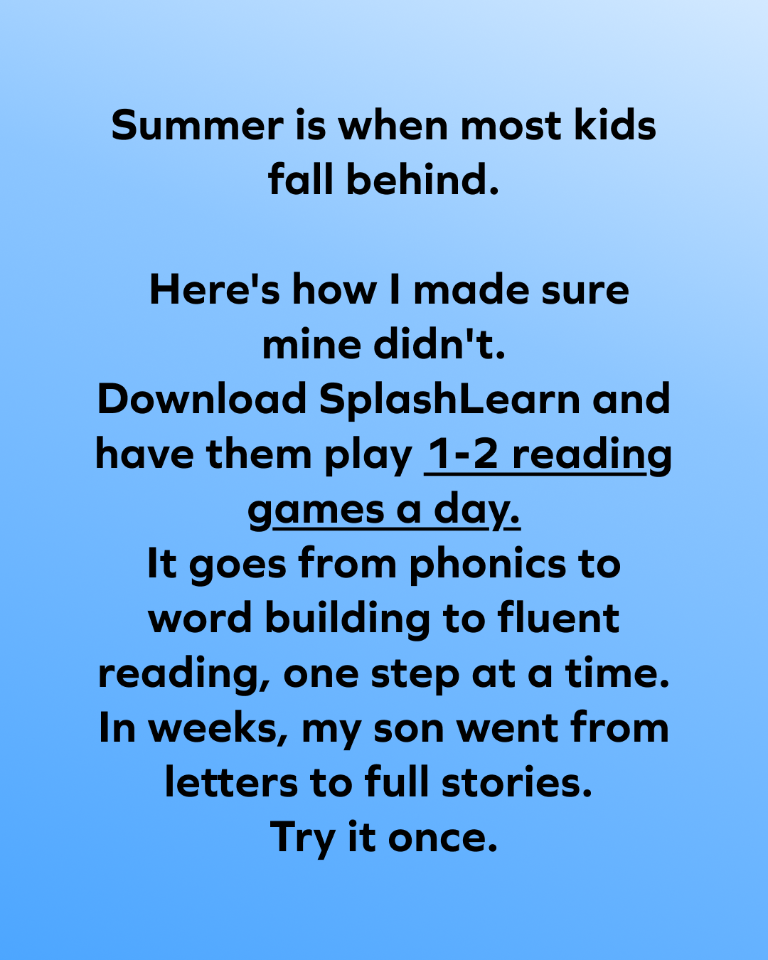 Miss Emily’s Learning Lab Facebook ad: GUILT FREE SCREEN TIME FOR KIDS!