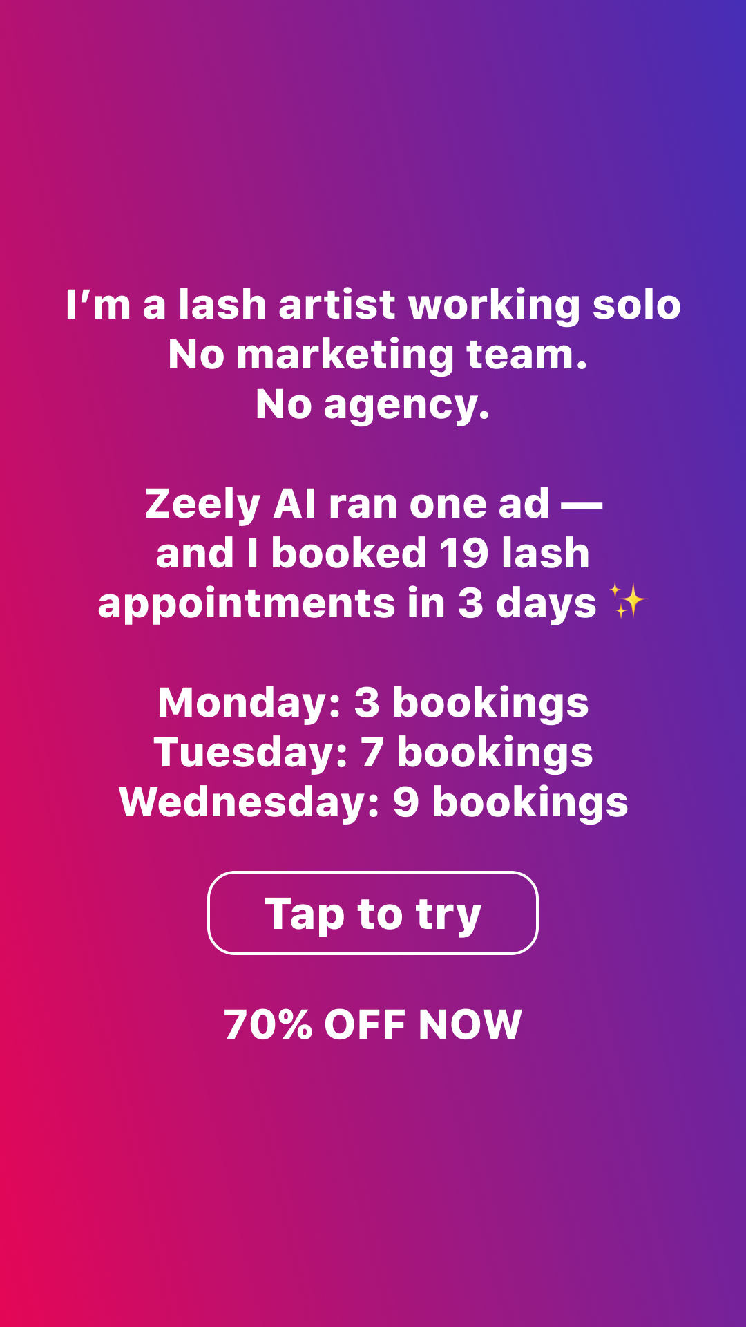 Zeely Facebook ad
