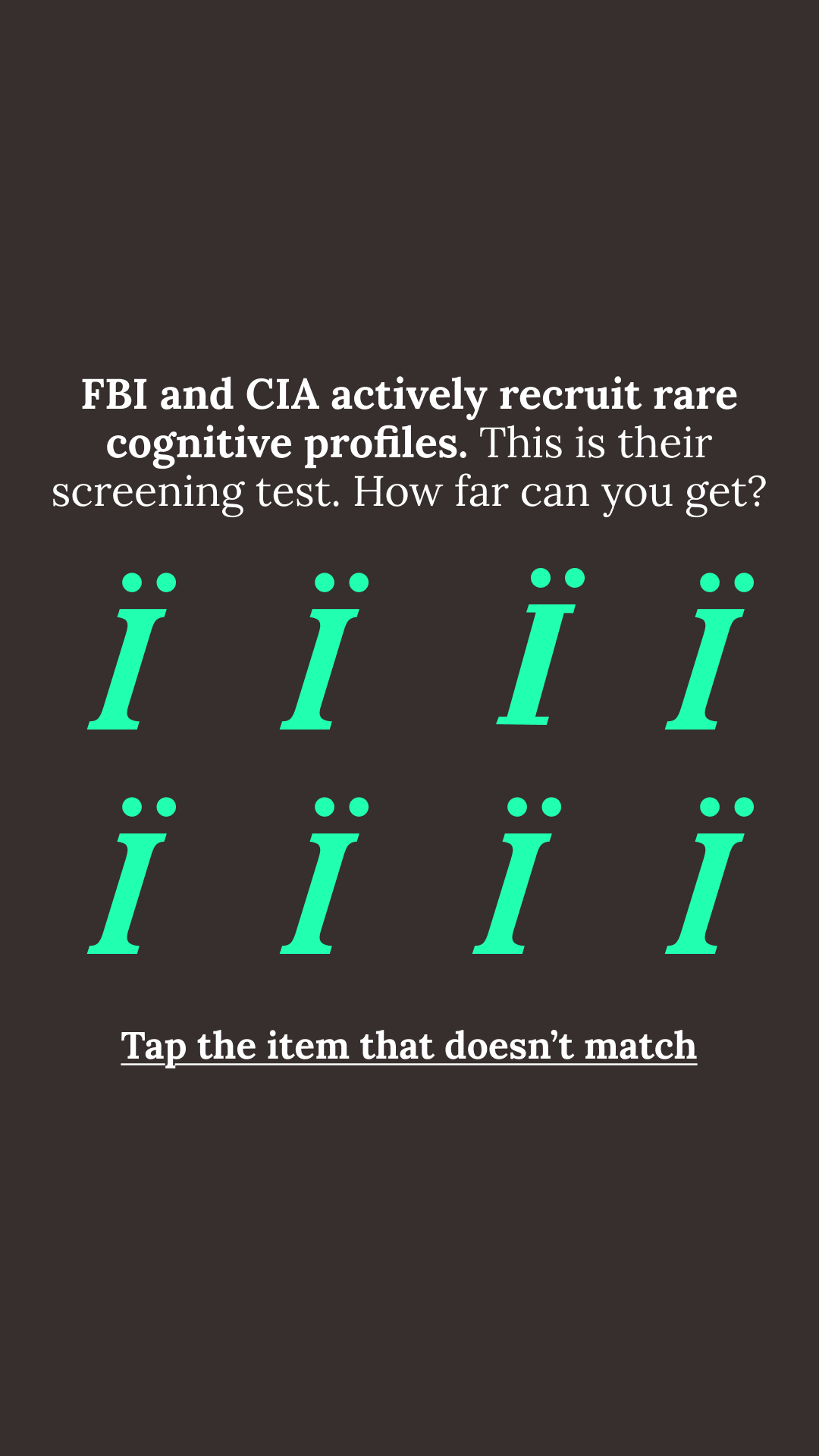 Brain Health Check Facebook ad