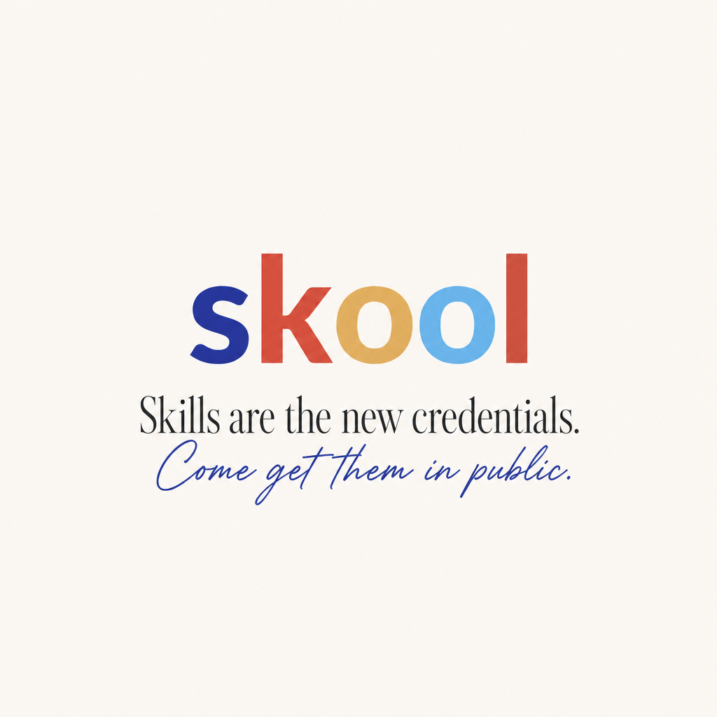Skool Facebook ad