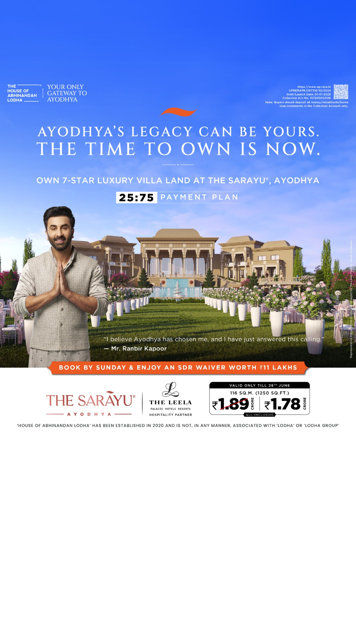 The House of Abhinandan Lodha Facebook ad