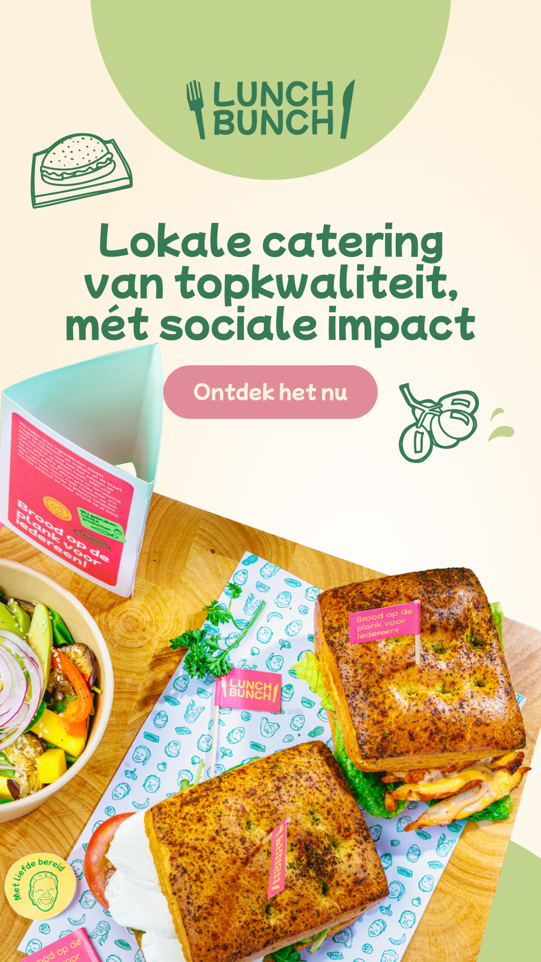 Lunch Bunch Facebook ad