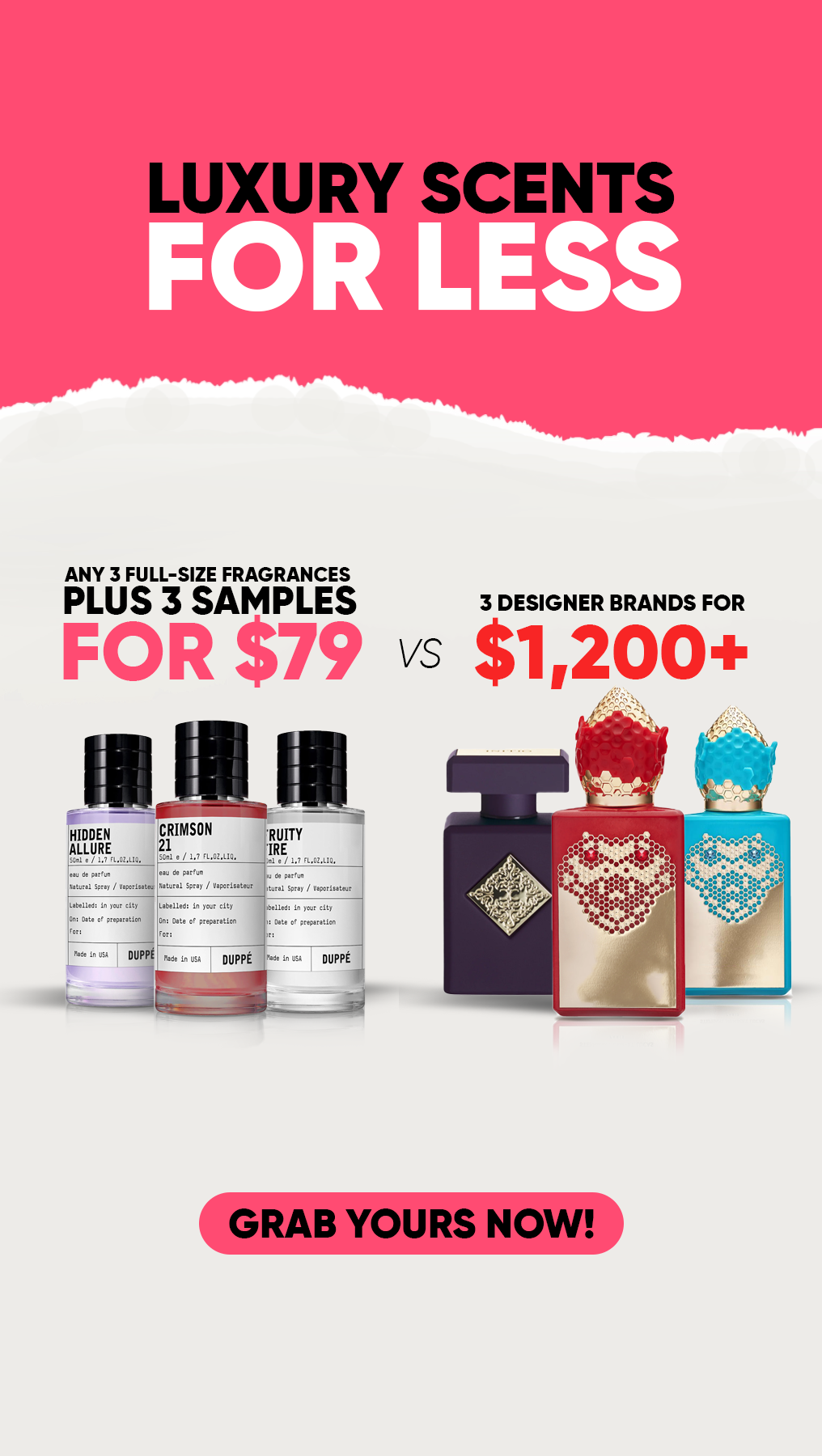 Duppe Scents Facebook ad