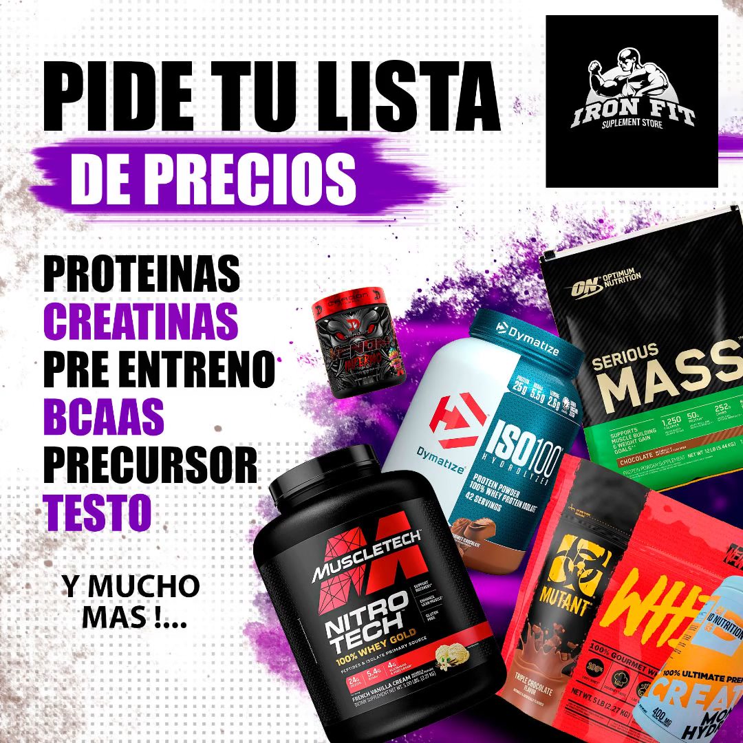 IronFit - Tienda de Suplementos Deportivos Facebook ad: VISITA NUESTRA TIENDA DE SUPLEMENTOS