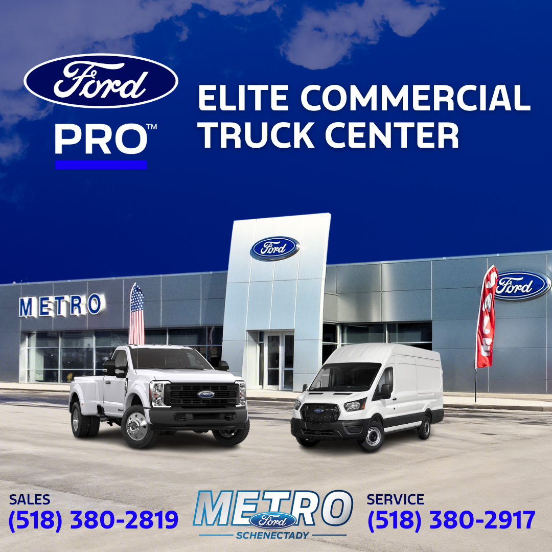 Metro Ford of Schenectady Facebook ad: Your Business Deserves Elite Performance